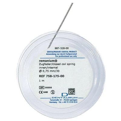Remanium rugó, 0,75 mm