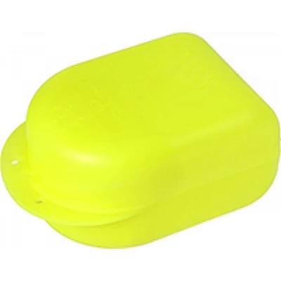 Orthodonciás doboz maxi, 10 db neon-sárga