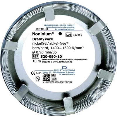 Noninium drót, kerek, 0,90 mm/36