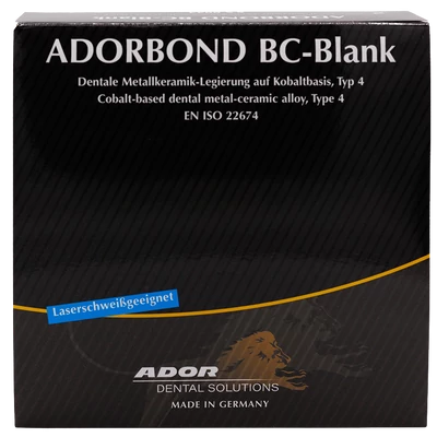 Adorbond BC - CoCr tömb Ø98,5 mm, 8 mm