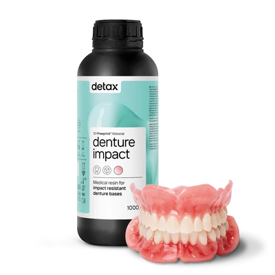 Freeprint denture impact pink-transparent, 1 kg
